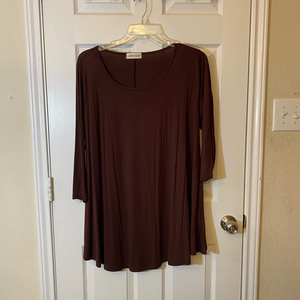 LARACE Brown Tunic